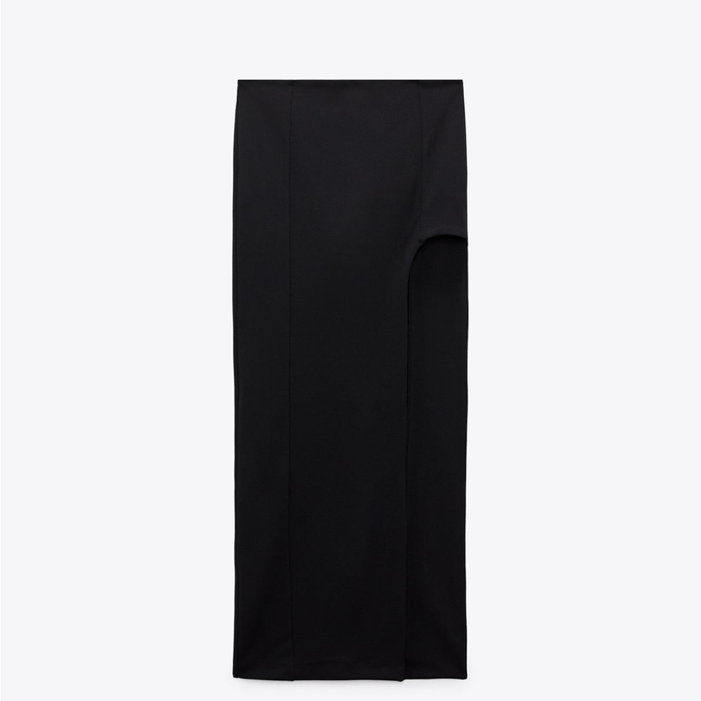 Zara midi skirt with slit